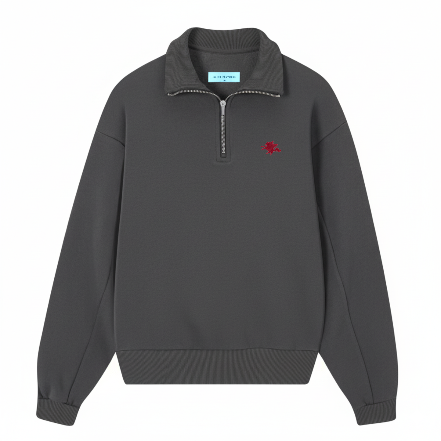 Gray Essential Quarter Zip