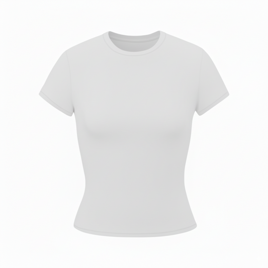 White Essential Baby Tee