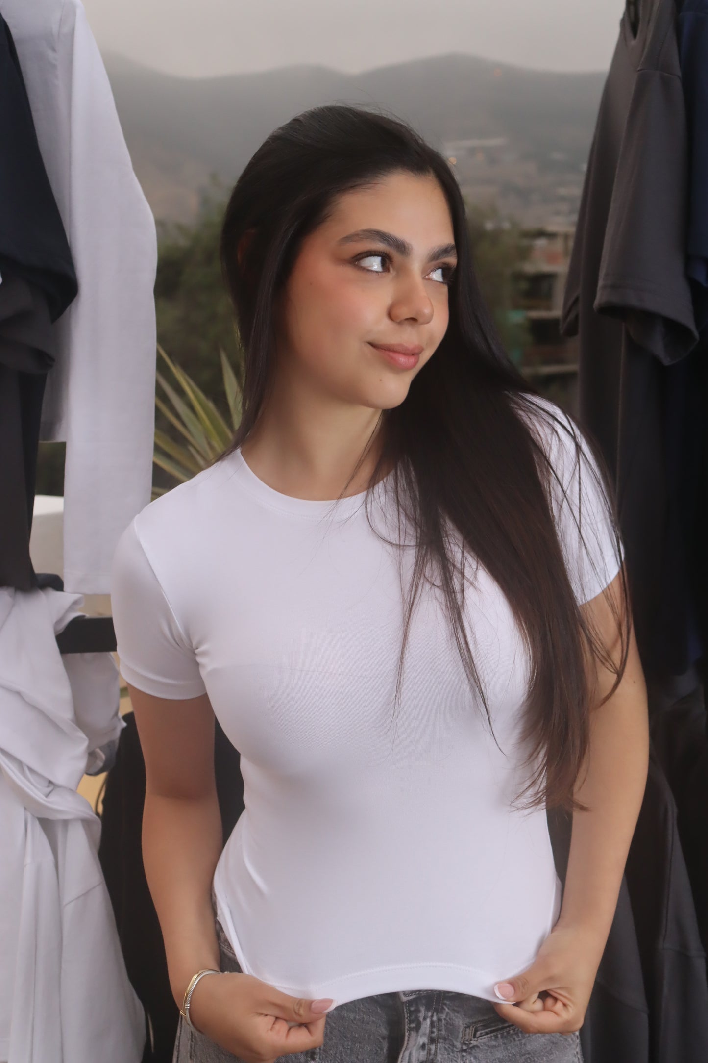 White Essential Baby Tee