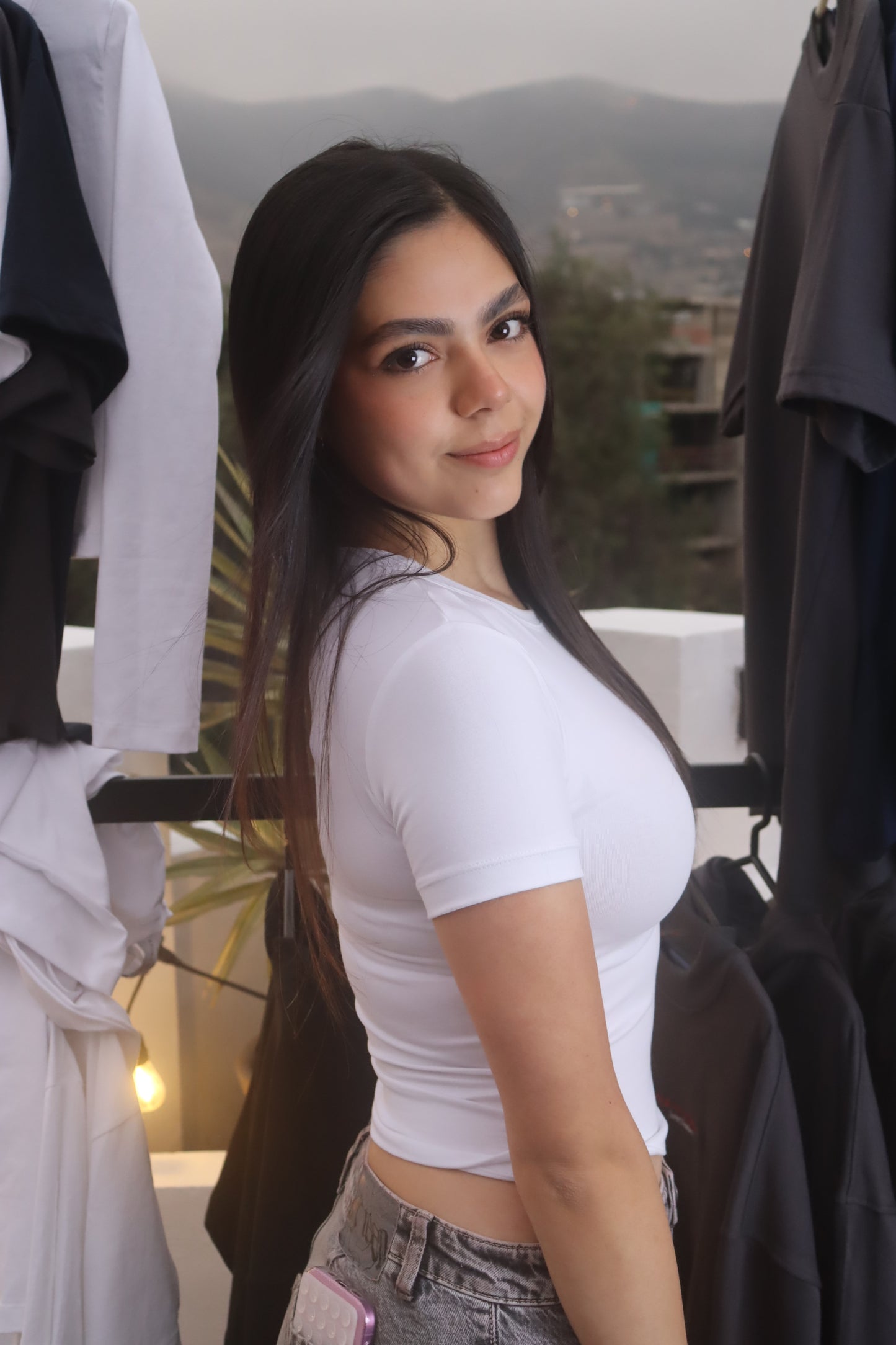 White Essential Baby Tee